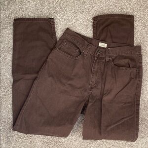 Vintage L.L. Bean Brown Jeans